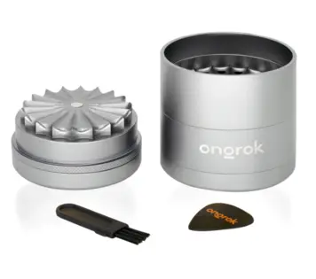5 Piece Magnetic Grinder - Gun Metal