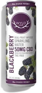 Blackberry Sparkling Water CBD