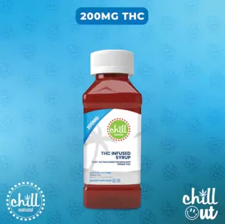 (0.2g) Chill Medicated | 200MG Syrup | Blue Raspberry