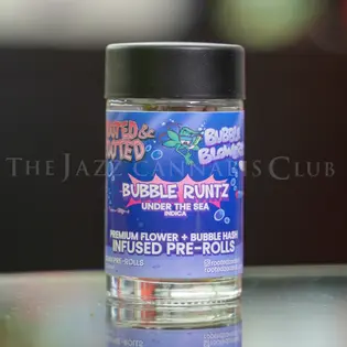 (2.5g) Rooted & Zooted - Bubble Runtz Bubble Hash Infused Infused 5pk