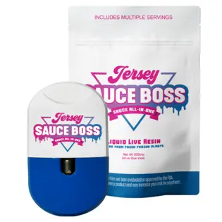 (0.5g) Jersey Sauce Boss - Grape Jelly Live Resin All-In-One (500mg All-In-One Vape)