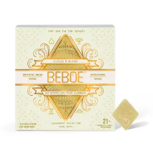 (0.1g) Beboe - Sparkling Pear 1:1 THC:CBG Gummies - 100mg/10pk