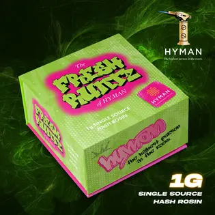 (1.0g) HYMAN | Hash Rosin - Fresh Runtz of Hyman - 1g