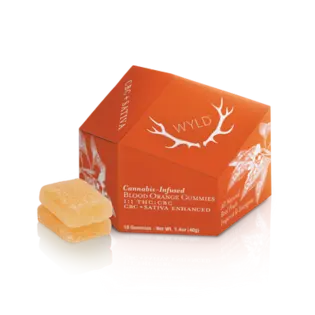 (2.5g) 200mg | Blood Orange 1:1 CBC Sativa Enhanced Gummies
