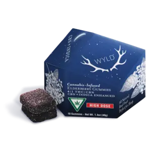 (2.5g) 200mg | Elderberry 4:1 CBN Indica Enhanced Gummies