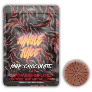 (0.626g) Jungle Juice | Chocolate Medallion | Milk Chocolate | 200mg