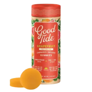 (2.5g) 200mg Grapefruit 2:1:1 THC:CBD:CBC Gummies - Good Tide