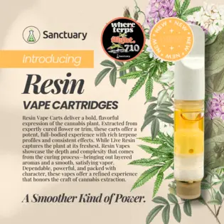 (0.5g) 0.5g Black Maple Resin Vape