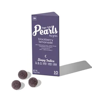 (0.1g) 1:1:1 Blackberry Lemonade Pearls – CBD/CBN/THC