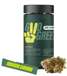 (28.0g) GOOD GREEN | FROZEN MARGARITA | SATIVA | 21.38% THC | 28G FLOWER