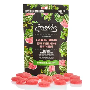 (1000mg) Sour Watermelon (H) - - Smokiez