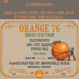 (2.0g) Orange 76 | 2g Temple Ball