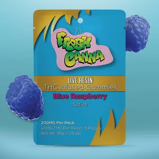 (0.75g) Fresh Canna | 200mg Live Resin Gummies | Blue Raspberry