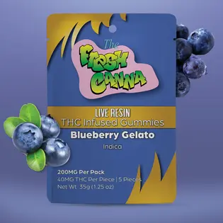 (0.75g) Fresh Canna | 200mg Live Resin Gummies | Blueberry Gelato