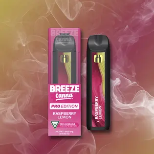 (1.0g) BREEZE Canna | PRO 1g Vape - Raspberry Lemon