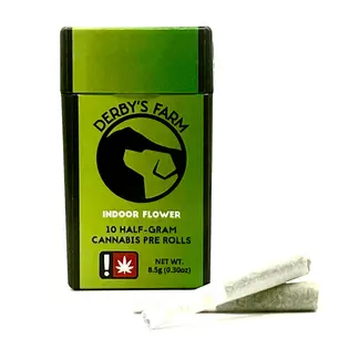 (5.0g) Derby's Farm Full Spectrum 10pk Pre-Roll 0.5g