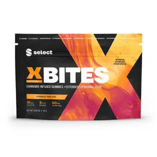 (0.5g) X-Bites Orange Matter Gummies 50mg (5-Pack | 10mg Each)