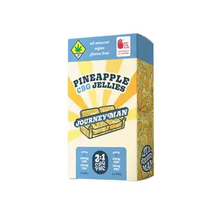 (each) Journeyman - Pineapple CBG Jellies 100mg THC / 200mg CBG