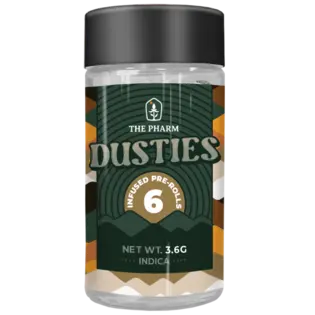 (each) Dusties - Kief Infused Prerolls 6pk - Watermelon AK (S) (3.6g)