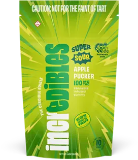 (each) Incredibles | Gummies | Super Sour Apple Pucker | 100mg/10pk