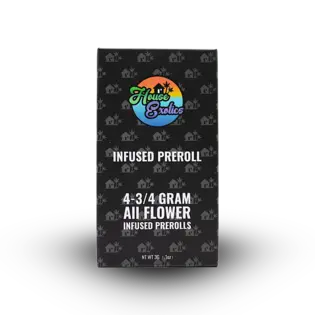 (each) House Exotics - Diamond Infused Prerolls 4pk - Don Mega x Zacks Cake (H) (3.0g)