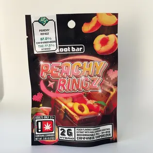 (each) Lootbar - Peachy Ringz 2g Flavored AiO Cartridge