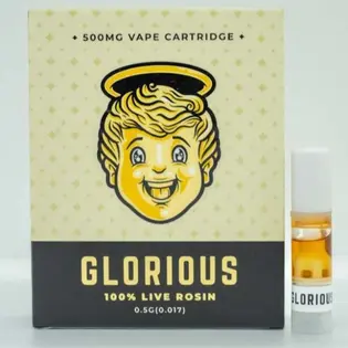 (each) Glorious Extracts Live Rosin Cart - Honey Banana .5g