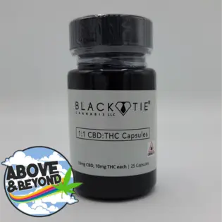(each) Black Tie - Capsules - 1:1 CBD:THC