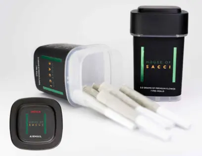 (g) HOUSE OF SACCI | PRE-ROLL JOINT | AIR MAIL | 7PK 3.5G