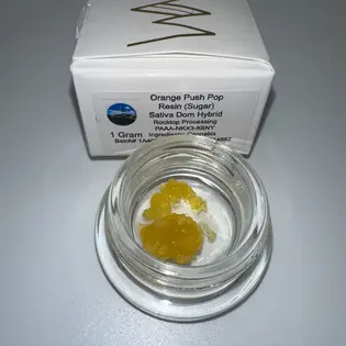 (g) Orange Push Pop (Sugar)