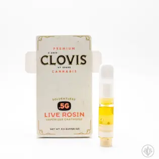 (g) Papaya, 0.5g Live Rosin Cartridge