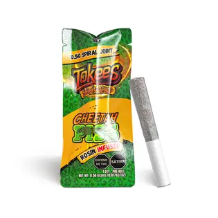 (g) Cheetah Piss Tokees Rosin Infused Pre-Roll