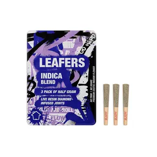 (each) Leafers 3 Pack Indica Preroll
