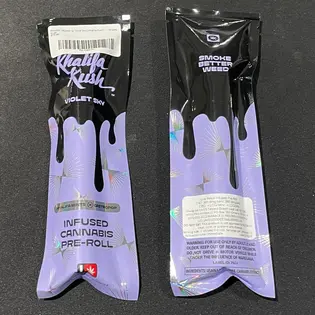 (g) Pre-Roll Infused 1g Violet Sky (Khalifa Kush)