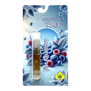 (each) Suprema Cannabis | Blue Raspberry | Distillate Cartridge | DOH | 1g