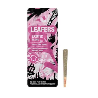 (each) Leafers Infused Live Resin Diamond Preroll 1g 1 PK Exotic Blend