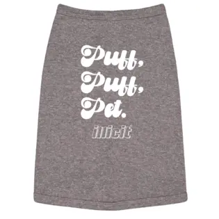 (each) Puff Puff Pet | Pet-Shirt | Grey