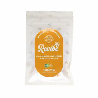 (each) Revibe - Rainbow Crunch Chocolate Squares 10pk - 100mg