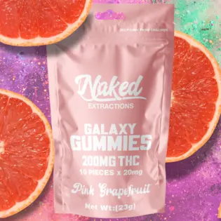 (each) MSE- Naked Gummies - Pink Grapefruit-200mg/16pk