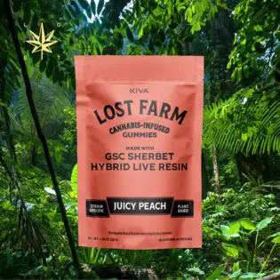 (each) LOST FARM | JUICY PEACH X GSC SHERBET (LIVE RESIN) | (10 PC)