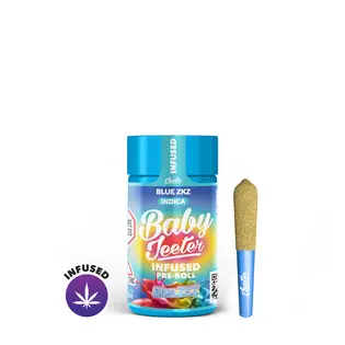 (2.5g) Blue ZKZ Baby Jeeter Infused Pre-Roll 5-pack | 2.5g