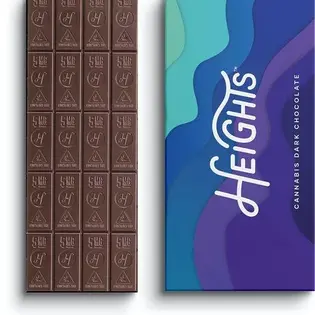 (0.1g) 100mg Heights Indica Dark Chocolate Bar