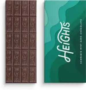 (0.1g) 100mg Heights Indica Dark Chocolate Mint Bar