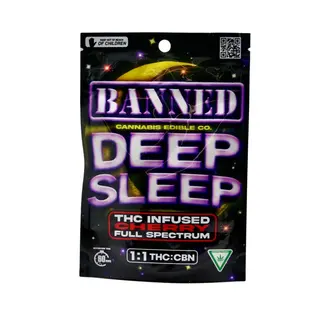(1.25g) BANNED | 200MG (1:1) DEEP SLEEP GUMMIES | CHERRY