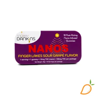 (0.1g) 100mg Finger Lakes Sour Grape Nanos Snobby Dankins