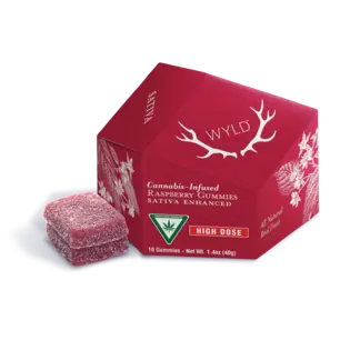 (0.2g) 200mg | Raspberry Sativa Enhanced Gummies