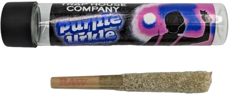 (1.25g) Trap House Dubbz Infused Pre-Roll Purple Urkle