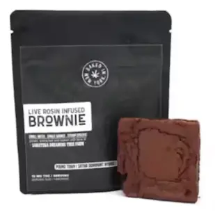 (0.01g) Baked In NY | Brownie | Live Rosin Infused | 10mg