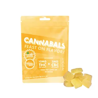 (1.0g) Recovery | Pineapple Ginger w/ Turmeric | 10pk | 10mg | 2:1 THC:CBC | Gummies