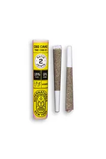 (1.5g) CBG Cake | 2pk | 0.75g | 2:1 THC:CBG | Prerolls
